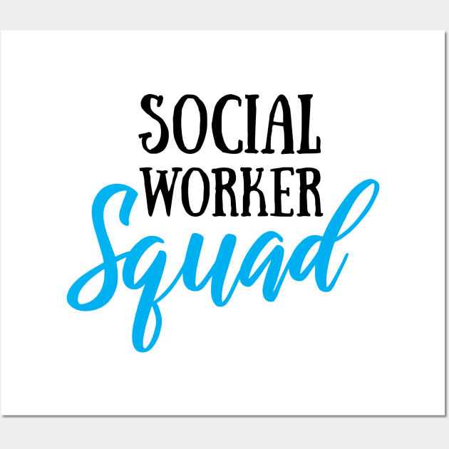 Funny Social Worker Graduation Gift Social Worker Gradution Gift social worker gifts Social Worker Squad Wall Art by Gaming champion